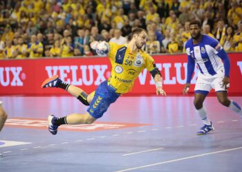 15.02.2020. Kielce. 12. kolejka Ligi Mistrzów piłkarzy ręcznych: PGE VIVE Kielce - FC Porto Sofarma / Wiktor Taszłow / Radio Kielce