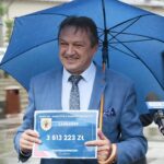 24.06.2020. Kielce. Konferencja posła Krzysztofa Lipca dotycząca Funduszu Inwestycji Samorządowych. Na zdjęciu: Mirosław Gębski - starosta kielecki / Wiktor Taszłow / Radio Kielce