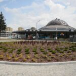 25.06.2020. Kielce. Prace wykończeniowe przy budowie dworca autobusowego / Wiktor Taszłow / Radio Kielce