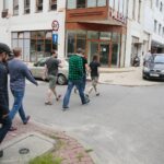 25.06.2020. Kielce. Przejście dla pieszych na skrzyżowaniu ulic Warszawskiej i Przecznica / Wiktor Taszłow / Radio Kielce