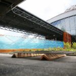 25.06.2020. Kielce. Prace wykończeniowe przy budowie dworca autobusowego / Wiktor Taszłow / Radio Kielce