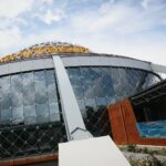 25.06.2020. Kielce. Prace wykończeniowe przy budowie dworca autobusowego / Wiktor Taszłow / Radio Kielce