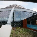 25.06.2020. Kielce. Prace wykończeniowe przy budowie dworca autobusowego / Wiktor Taszłow / Radio Kielce