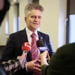 25.06.2020. Piekoszów. Akcja "Łączy nas Polska". Na zdjęciu: Krzysztof Słoń - senator PiS / Wiktor Taszłow / Radio Kielce