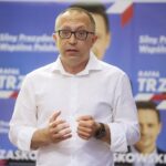 28.06.2020. Kielce. Sztab wyborczy Platformy Obywatelskiej. Przemawia Artur Gierada - przewodniczący świętokrzyskiej PO / Wiktor Taszłow / Radio Kielce