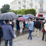 29.06.2020. Kielce. Konferencja posła Krzysztofa Lipca na placu Artystów / Wiktor Taszłow / Radio Kielce