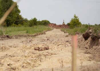 25.05.2020. Kielce. Nowo budowana ścieżka rowerowa przez górę Grabinę / Wiktor Taszłow / Radio Kielce