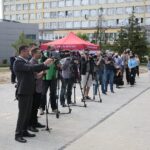 30.06.2020. Kielce. Uroczyste otwarcie budynku CENWIS Politechniki Świętokrzyskiej / Wiktor Taszłow / Radio Kielce