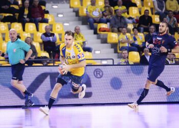 Kielce. 07.12.2019. Mecz PGNiG Superligi PGE Vive Kielce - Sandra Spa Pogoń Szczecin / Wiktor Taszłow / Radio Kielce