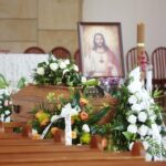 05.06.2020. Kielce/Cedzyna. Uroczystości pogrzebowe Andrzeja Borsa / Wiktor Taszłow / Radio Kielce