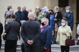 05.06.2020. Kielce/Cedzyna. Uroczystości pogrzebowe Andrzeja Borsa / Wiktor Taszłow / Radio Kielce