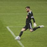 05.06.2020 Kielce. PKO Ekstraklasa. Mecz Korona Kielce - Piast Gliwice. Na zdjęciu: Frantisek Plach / Wiktor Taszłow / Radio Kielce