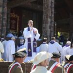 06.06.2020. Kałków. Uroczystości pogrzebowe ks. Czesława Wali / Wiktor Taszłow / Radio Kielce