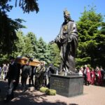 06.06.2020. Kałków. Uroczystości pogrzebowe ks. Czesława Wali / Wiktor Taszłow / Radio Kielce