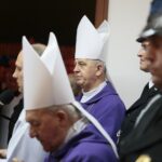 06.06.2020. Kałków. Uroczystości pogrzebowe ks. Czesława Wali. Na zdjęciu: biskup Jan Piotrowski / Wiktor Taszłow / Radio Kielce