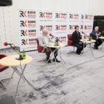 07.06.2020. Radio Kielce. Studio Polityczne. Na zdjęciu (od lewej): Andrzej Bętkowski - marszałek województwa świętokrzyskiego,  Łukasz Wilczyński – Ruch Narodowy, Czesław Siekierski - poseł PSL, Jacek Skórski - Nowa Lewica / Wiktor Taszłow / Radio Kielce