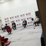 07.06.2020. Radio Kielce. Studio Polityczne. Na zdjęciu (od lewej): Andrzej Bętkowski - marszałek województwa świętokrzyskiego,  Łukasz Wilczyński – Ruch Narodowy, Czesław Siekierski - poseł PSL, Jacek Skórski - Nowa Lewica / Wiktor Taszłow / Radio Kielce