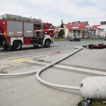 07.06.2020 Kielce. Wypadek w okolicach skrzyżowania alei Solidarności z ulicą Sandomierską / Wiktor Taszłow / Radio Kielce