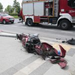 07.06.2020 Kielce. Wypadek w okolicach skrzyżowania alei Solidarności z ulicą Sandomierską / Wiktor Taszłow / Radio Kielce