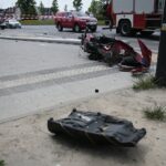 07.06.2020 Kielce. Wypadek w okolicach skrzyżowania alei Solidarności z ulicą Sandomierską / Wiktor Taszłow / Radio Kielce