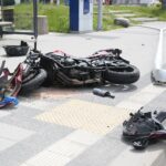 07.06.2020 Kielce. Wypadek w okolicach skrzyżowania alei Solidarności z ulicą Sandomierską / Wiktor Taszłow / Radio Kielce