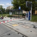 07.06.2020 Kielce. Wypadek w okolicach skrzyżowania alei Solidarności z ulicą Sandomierską / Wiktor Taszłow / Radio Kielce