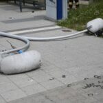 07.06.2020 Kielce. Wypadek w okolicach skrzyżowania alei Solidarności z ulicą Sandomierską / Wiktor Taszłow / Radio Kielce