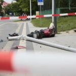 07.06.2020 Kielce. Wypadek w okolicach skrzyżowania alei Solidarności z ulicą Sandomierską / Wiktor Taszłow / Radio Kielce