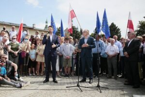 07.06.2020. Kielce. Wizyta Rafała Trzaskowskiego w Kielcach / Wiktor Taszłow / Radio Kielce