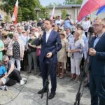 07.06.2020. Kielce. Wizyta Rafała Trzaskowskiego w Kielcach. Na zdjęciu( od lewej): Rafał Trzaskowski - prezydent Warszawy, Artur Gierada - szef PO w regionie świętokrzyskim / Wiktor Taszłow / Radio Kielce