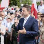 07.06.2020. Kielce. Wizyta Rafała Trzaskowskiego w Kielcach. Na zdjęciu: Rafał Trzaskowski - prezydent Warszawy / Wiktor Taszłow / Radio Kielce