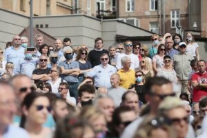 07.06.2020. Kielce. Wizyta Rafała Trzaskowskiego w Kielcach / Wiktor Taszłow / Radio Kielce