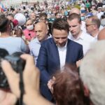 07.06.2020. Kielce. Wizyta Rafała Trzaskowskiego w Kielcach / Wiktor Taszłow / Radio Kielce