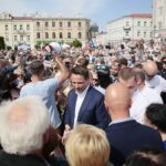 07.06.2020. Kielce. Wizyta Rafała Trzaskowskiego w Kielcach / Wiktor Taszłow / Radio Kielce