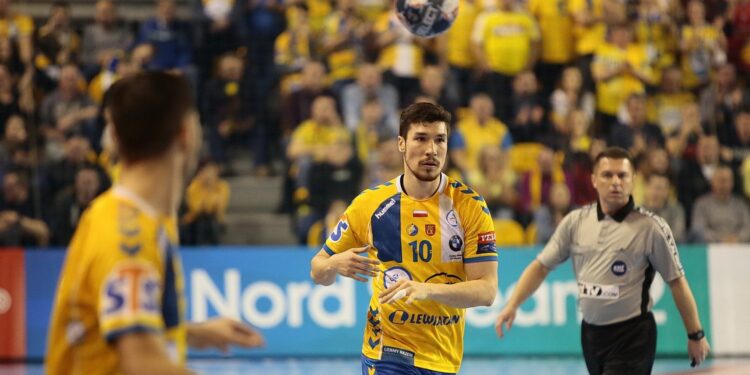 29.02.2020 Kielce. Mecz Ligi Mistrzów PGE Vive Kielce - THW Kiel / Wiktor Taszłow / Radio Kielce