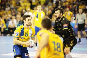 29.02.2020 Kielce. Mecz Ligi Mistrzów PGE Vive Kielce - THW Kiel / Wiktor Taszłow / Radio Kielce