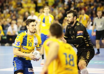 29.02.2020 Kielce. Mecz Ligi Mistrzów PGE Vive Kielce - THW Kiel / Wiktor Taszłow / Radio Kielce