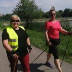 07.06.2020. Koprzywnica. Sekcja nordic walking / Grażyna Szlęzak-Wójcik / Radio Kielce