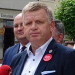 21.06.2020. Opatów. Akcja „Łączy nas Polska”. Na zdjęciu: Jarosław Rusiecki - senator PiS / Emilia Sitarska / Radio Kielce