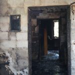 10.07.2020. Dobiesławice. Spalony dom / Marta Gajda / Radio Kielce