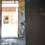 10.07.2020. Dobiesławice. Spalony dom / Marta Gajda / Radio Kielce