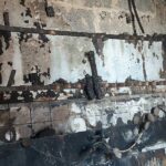 10.07.2020. Dobiesławice. Spalony dom / Marta Gajda / Radio Kielce