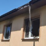 10.07.2020. Dobiesławice. Spalony dom / Marta Gajda / Radio Kielce