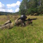 Kielce. Strzeleckie ćwiczenia w lesie na Stadionie / Jednostka Strzelecka 2105 Kielce