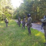 Kielce. Strzeleckie ćwiczenia w lesie na Stadionie / Jednostka Strzelecka 2105 Kielce