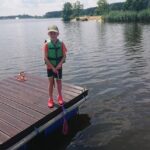 03.07.2020 Zalew w Cedzynie. Półkolonie zorganizowane przez Świętokrzyskie Wodne Ochotnicze Pogotowie Ratunkowe / Iwona Murawska / Radio Kielce