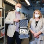 Na zdjęciu: Karol Nawrocki i Magdalena Merta / Aleksandra Nietopiel / Radio Gdańsk