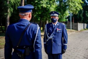 22.07.2020. Kielce. Święto Policji. Na zdjęciu: nadinsp. Paweł Dzierżak - komendant wojewódzki policji w Kielcach / KWP w Kielcach