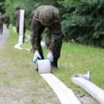 18-19.07.2020 Maśnik i Struzki. Ćwiczeniami WOT w zakresie działań przeciwpowodziowych oraz gaszenia pożarów kompleksów leśnych / KP PSP Staszów