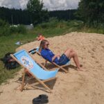 03.07.2020 Zalew w Cedzynie. Półkolonie zorganizowane przez Świętokrzyskie Wodne Ochotnicze Pogotowie Ratunkowe / Iwona Murawska / Radio Kielce